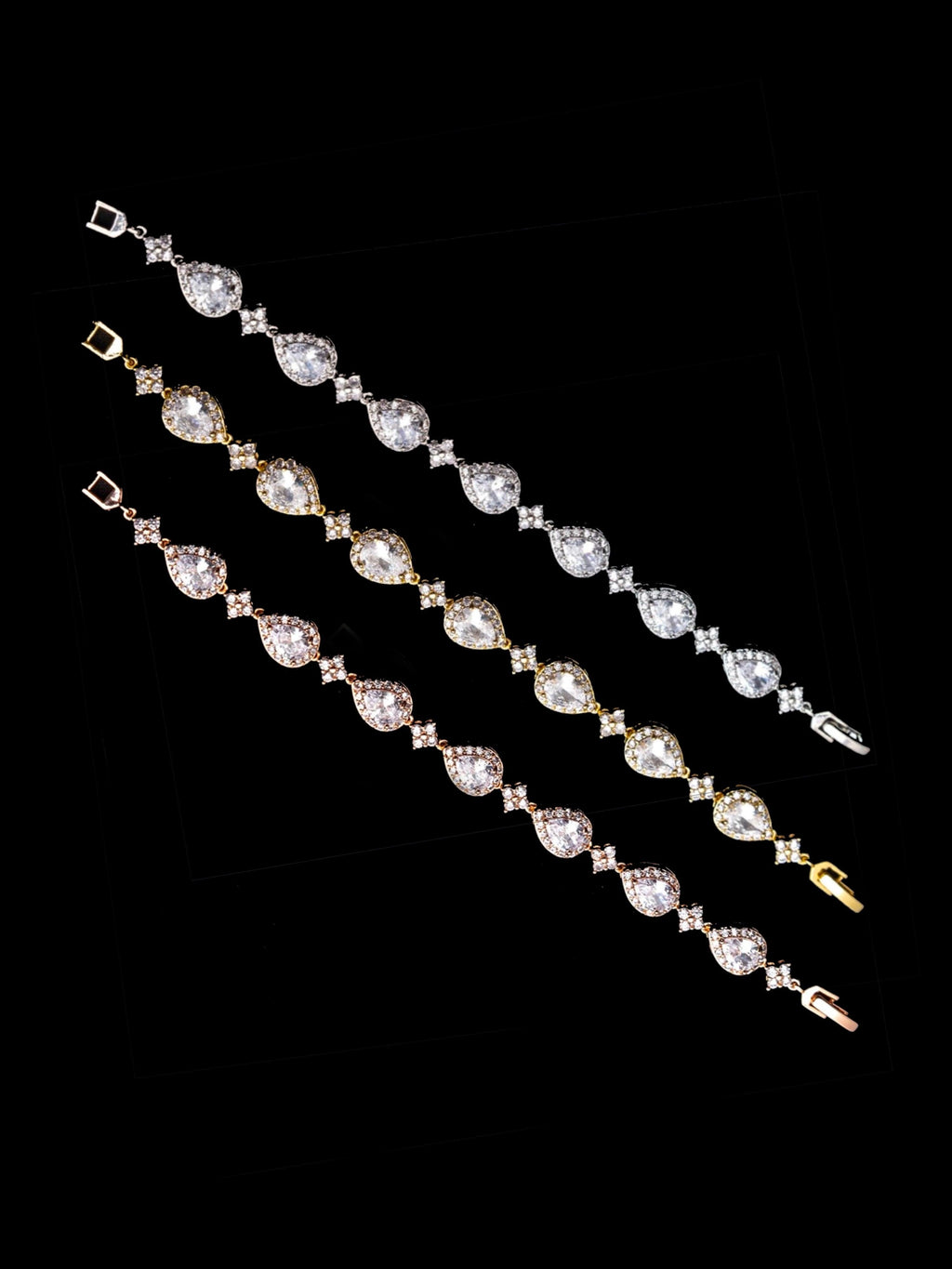 Bracelets with star drops